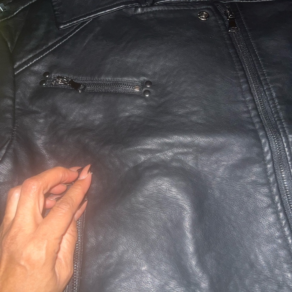 Kids Classic Black Leather Jacket